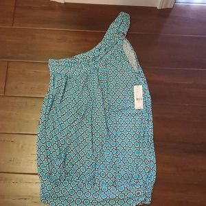 NY&C one shoulder blouse, NWT